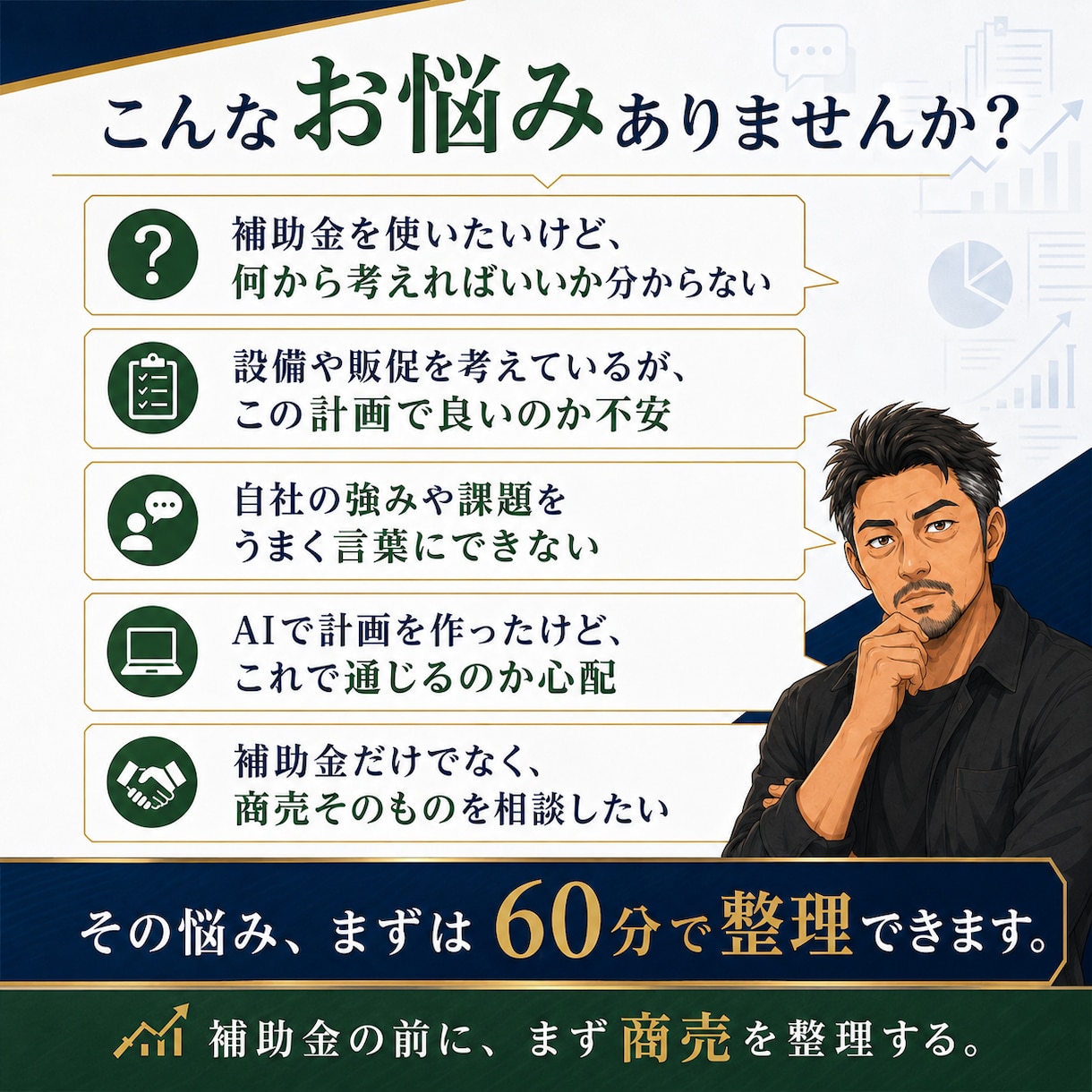 持続化補助金にも活かせる事業計画を立案します 本格経営相談＋必要なら個別事業計画案まで⁉ イメージ2