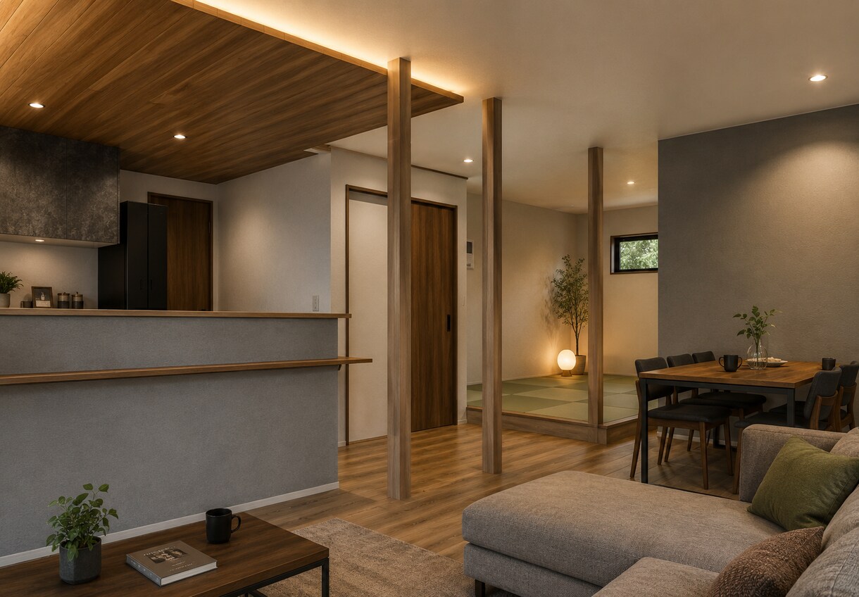 AIでリアルな建築パースを最短24時間で制作します 図面やラフスケッチから、まるで実写のような高品質パースを作成 イメージ2
