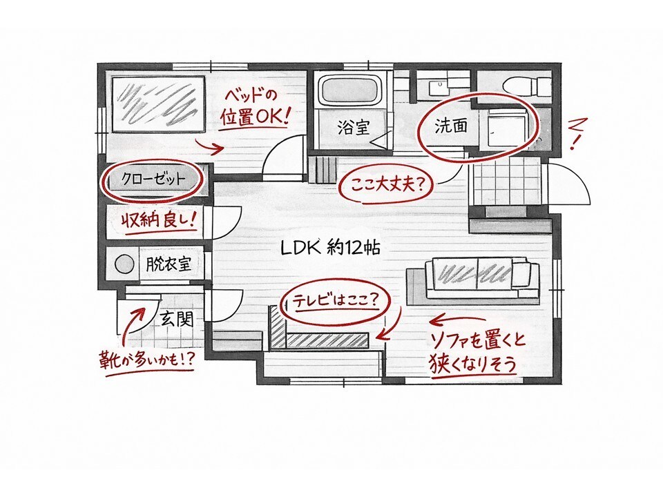 新築やリノベ前の間取りを女性一級建築士が診断します 暮らしと子育ての実感を生かした暮らしやすい間取りアドバイス✨ イメージ1