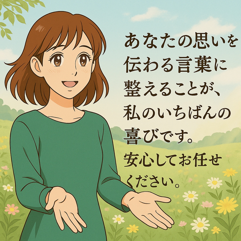 専門的な文章を、やさしい言葉に整えます むずかしい言葉も、“誰にでも伝わる”文章に。 イメージ7