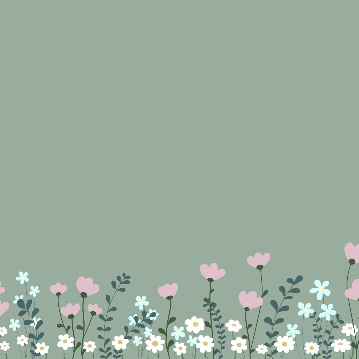 かわいらしいタッチのお花の壁紙を作成いたします 可愛らしく、温かい雰囲気のイラストをお求めの方に最適です！ イメージ6