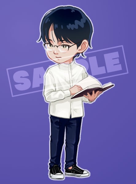 似顔絵イラスト お好みの絵柄に合わせて作成します デフォルメ似顔絵でSNS、名刺、HPのイメージアップに！ イメージ7