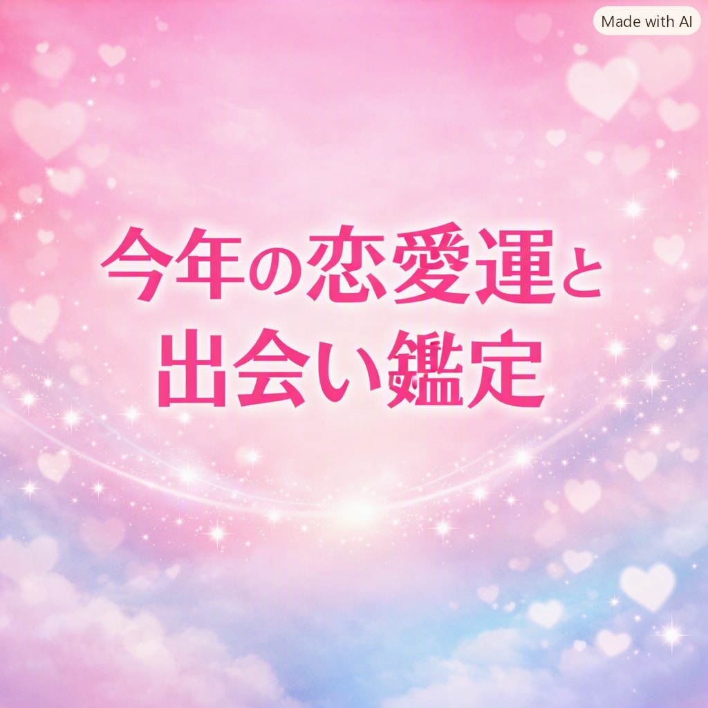 恋愛運×出会いハート鑑定します 恋は始まる？  出会いの流れを読む イメージ1