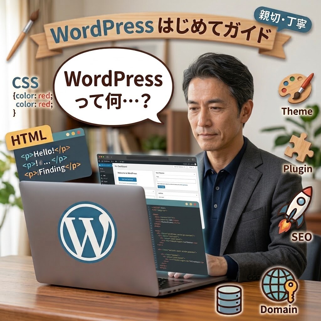 WordPressの使い方を教えます WordPressって何…？という方の使い方レクチャー イメージ1