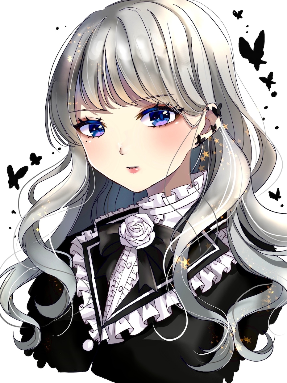 SNSアイコンやサムネイルに使えるイラスト描きます キラキラ可愛い！美少女イラストをお求めの方！ イメージ10