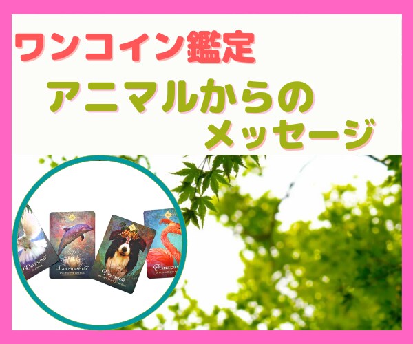 アニマルスピリットから幸せのメッセージお届けします 【ワンコイン鑑定】全集中オラクル1枚引きで幸運へのお手伝い♪ イメージ1