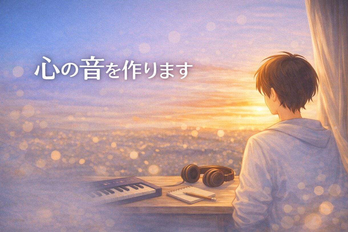 今のあなたの気持ちを曲にします 今の心の声を、音としてそっと残します イメージ1