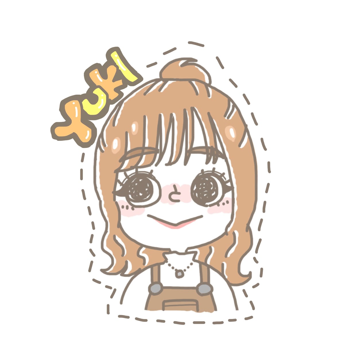 10代の方から20代の方中心で描きます ゆるふわ系似顔絵イラストを描きます イメージ2