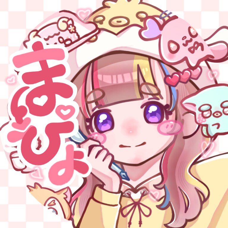 あなたらしくて覚えてもらえる似顔絵アイコン描きます 小さくなる前提で視認性重視､キャッチーに♡ イメージ1