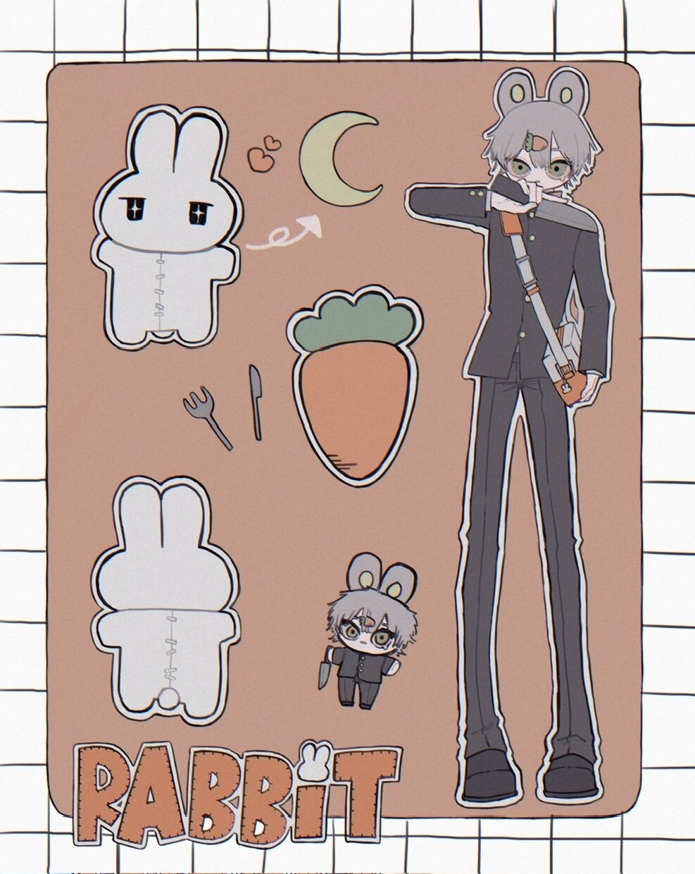 可愛いSNSのアイコン描きます 病みかわいい♡が好きな方必見！ イメージ2