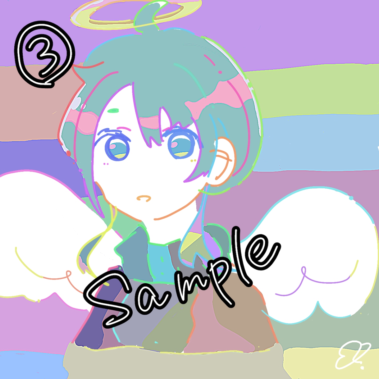 ゆるゆるかわいいカラフルなイラストを描きます しょたけも好きな方におすすめ！！(女の子も描けます) イメージ7
