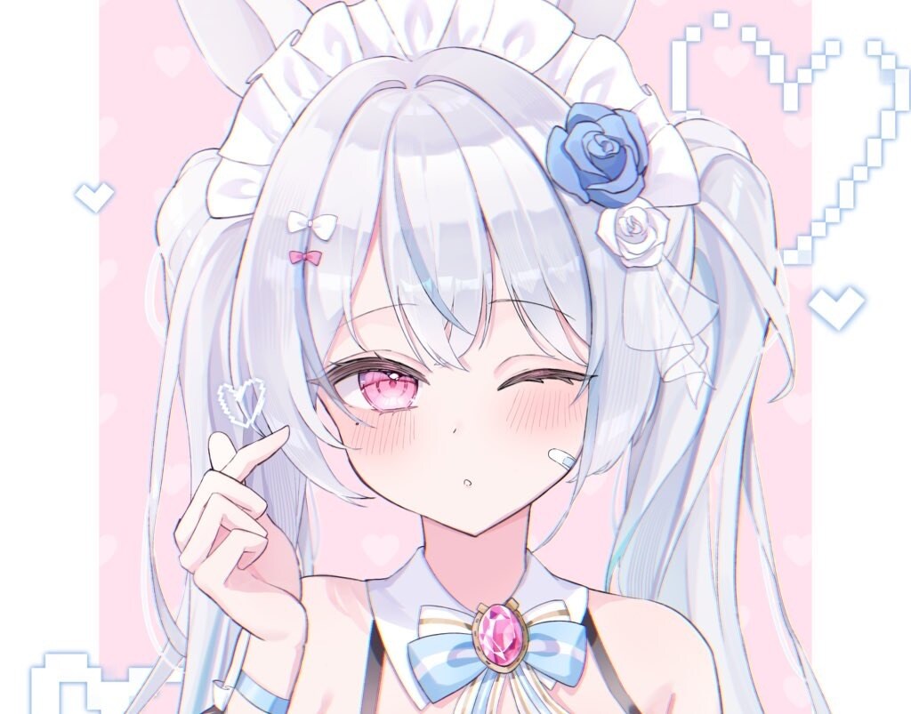 自由に女の子を描かせていただきます 可愛いを詰め込みます！アイコンや1枚絵にいかがですかෆ˚* イメージ1