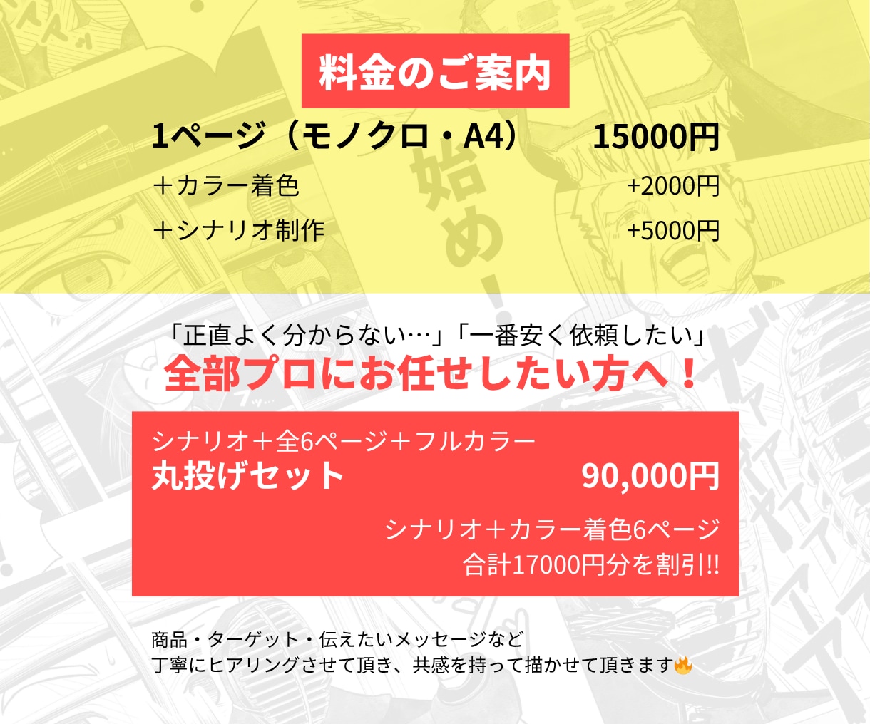 プロにお任せ！少年コミック風に商用OK漫画描きます 「漫画を描いて欲しいけど何も分からない…」丸投げOKで即解決 イメージ3