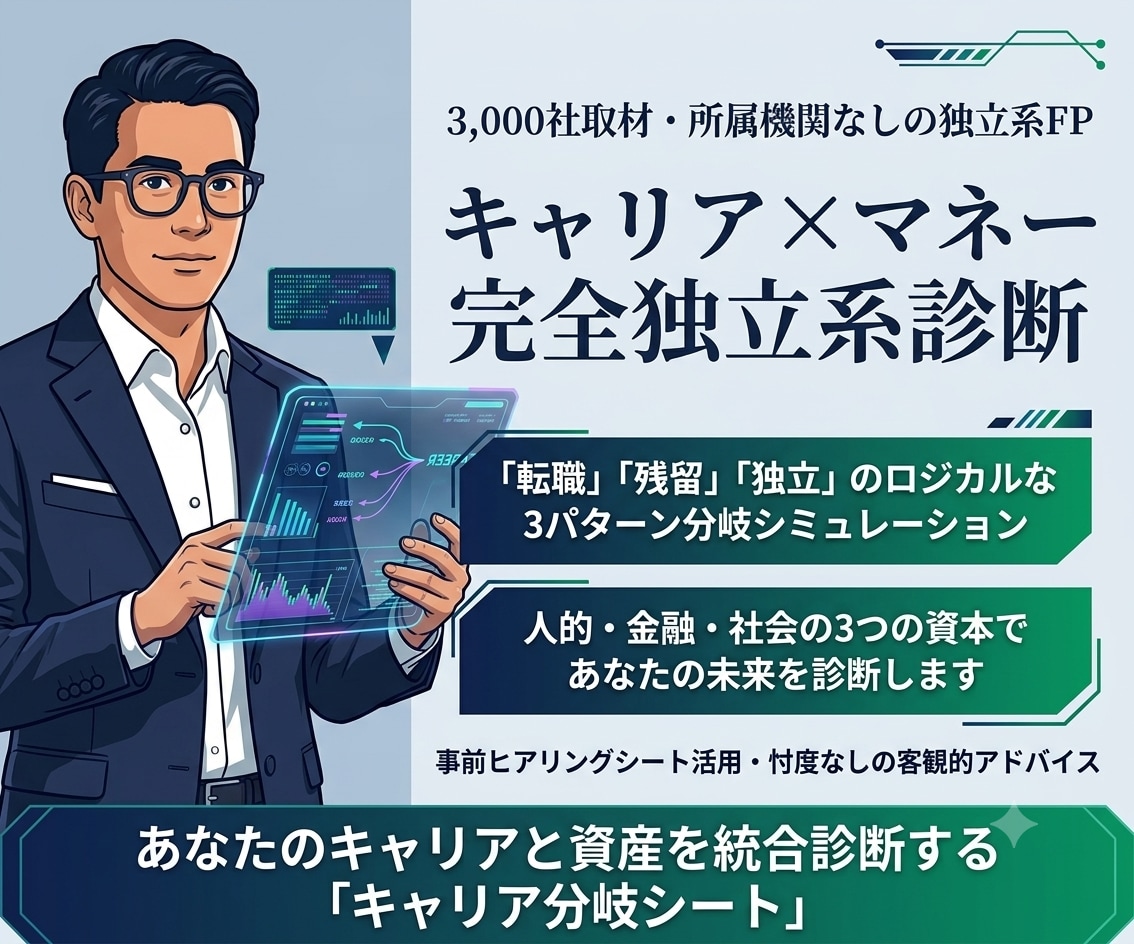 採用のプロ×FPがキャリアの個別面談をします 【5人限定】「キャリア×お金」のセカンドオピニオンを提供 イメージ1
