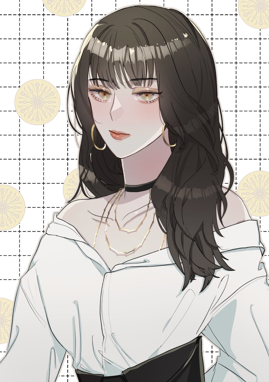 Twitterアイコン、ヘッダー、待ち受け描きます あなた好みの顔の男性、女の子描きます！！ イメージ2