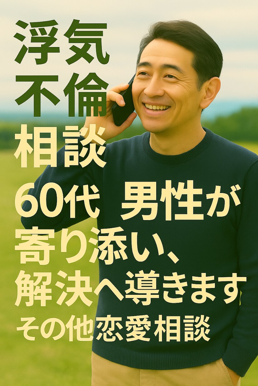 浮気・不倫の悩みを丁寧に伺います 秘密厳守で心を整理し解決をサポート イメージ4