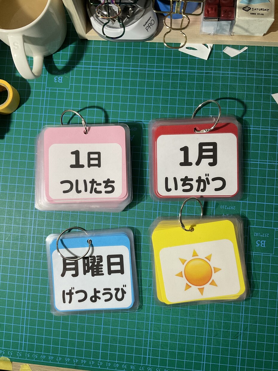 忙しい先生方のために壁面や制作物の準備をします 色や形大きさなど細かいところまでこだわって丁寧に作ります。 イメージ3
