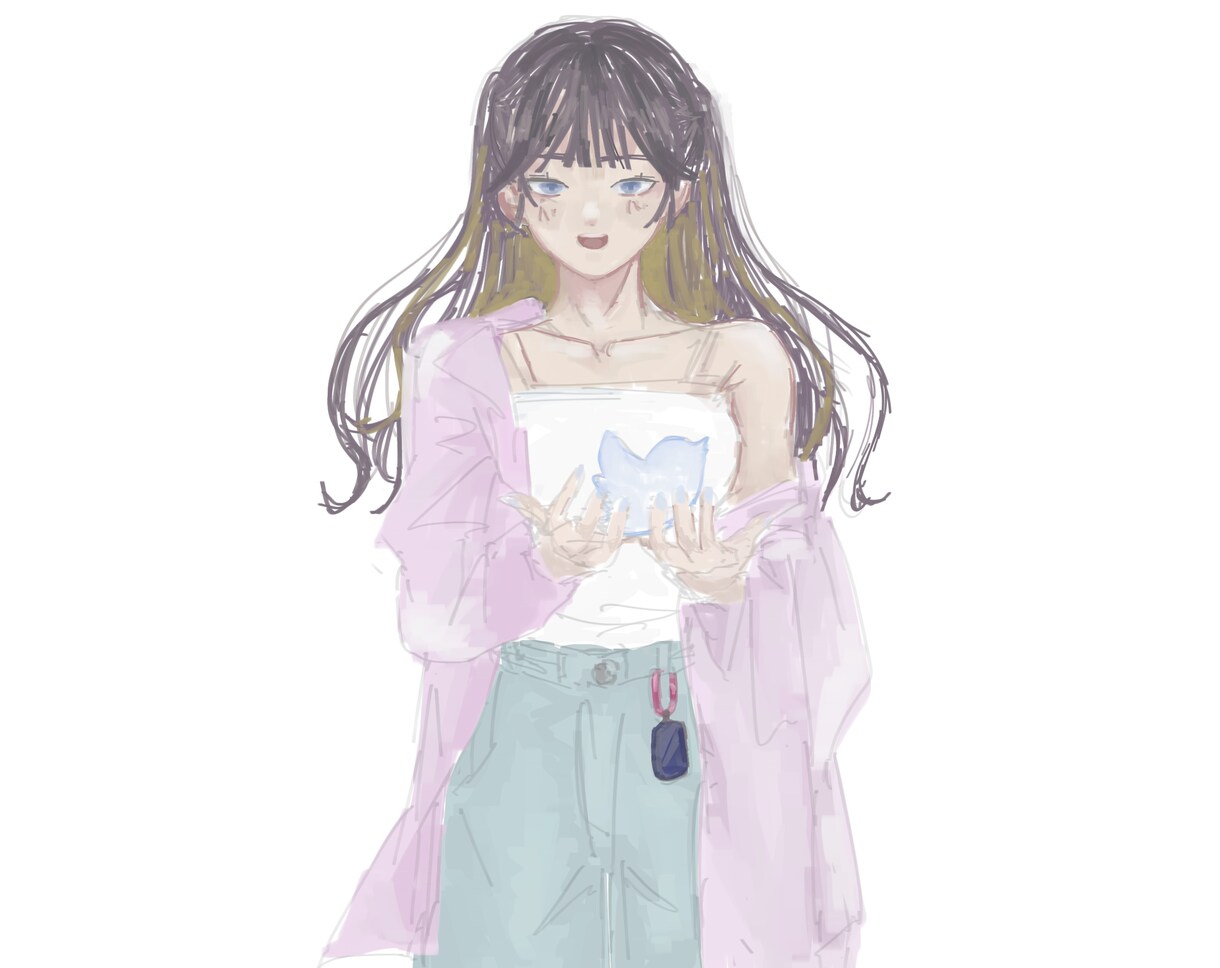 アイコンにできるサイズの似顔絵やイラストを描きます ラクガキっぽい描き方で可愛いアイコンイラストお作りします♡ イメージ3