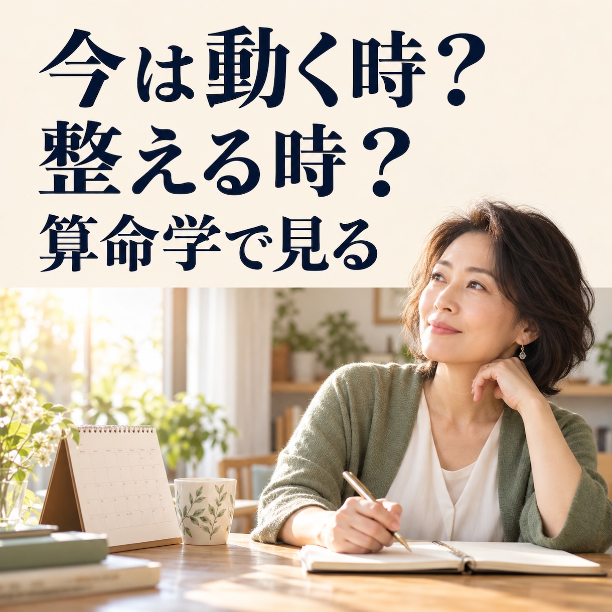 続ける・変える・休むを算命学で整理します 40・50代女性の働き方を決める本格鑑定です イメージ5