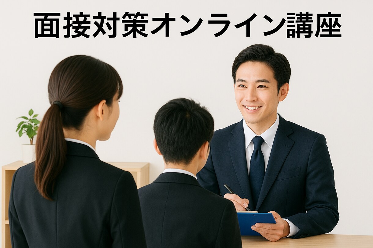 面接対策/フォローをします 話し方、内容、雰囲気等を現役面接官の目線でフィードバック イメージ1