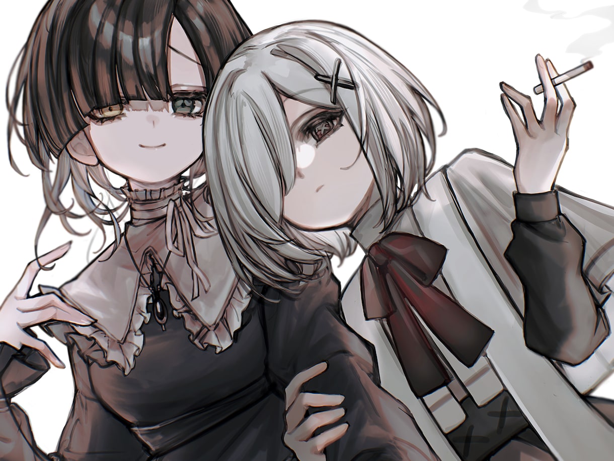 男女問わず！美麗イラスト・立ち絵お描きします 単体絵から集合絵まで。ヘッダーやサムネイルにもどうぞ。 イメージ2