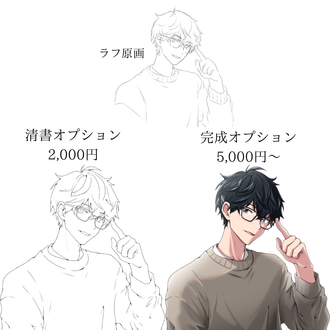 あなたの世界観を【1枚1000円】で表現します 見て楽しむ！脳内のキャラクターをイラストにしませんか？ イメージ4