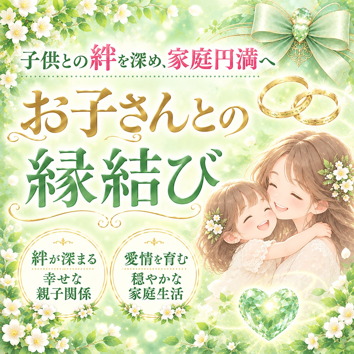 あなたとお子さんの強力縁結び┃家庭円満へ導きます 子供との関係に悩んでいませんか？ 親子の相性を高くします イメージ1