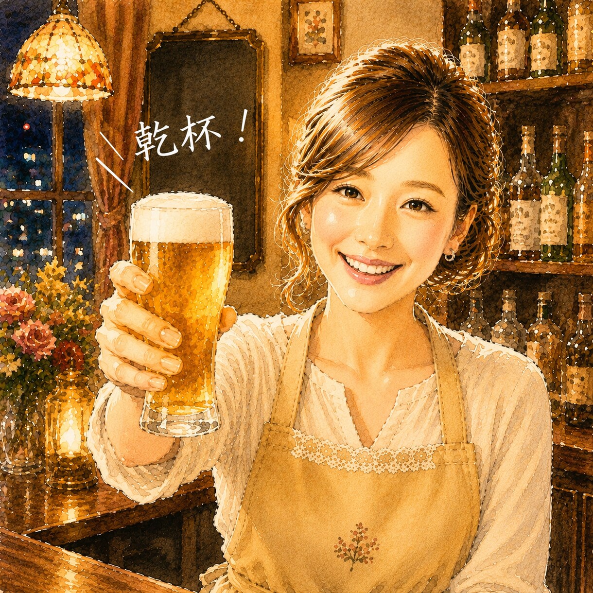 私のイチオシサービス✨楽しい飲み仲間になります お酒好きさんいらっしゃいませ！夜の開放感とお酒でもっと楽しく イメージ1