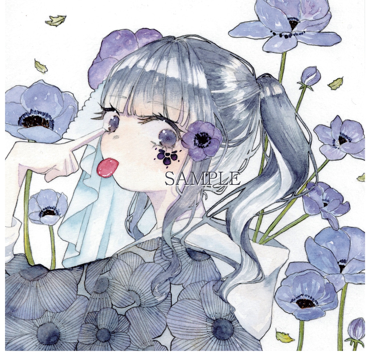 ラフ修正何度でも◎透明水彩でイラスト描きます X/YouTube/インスタなど色んな用途で使用可能！ イメージ2