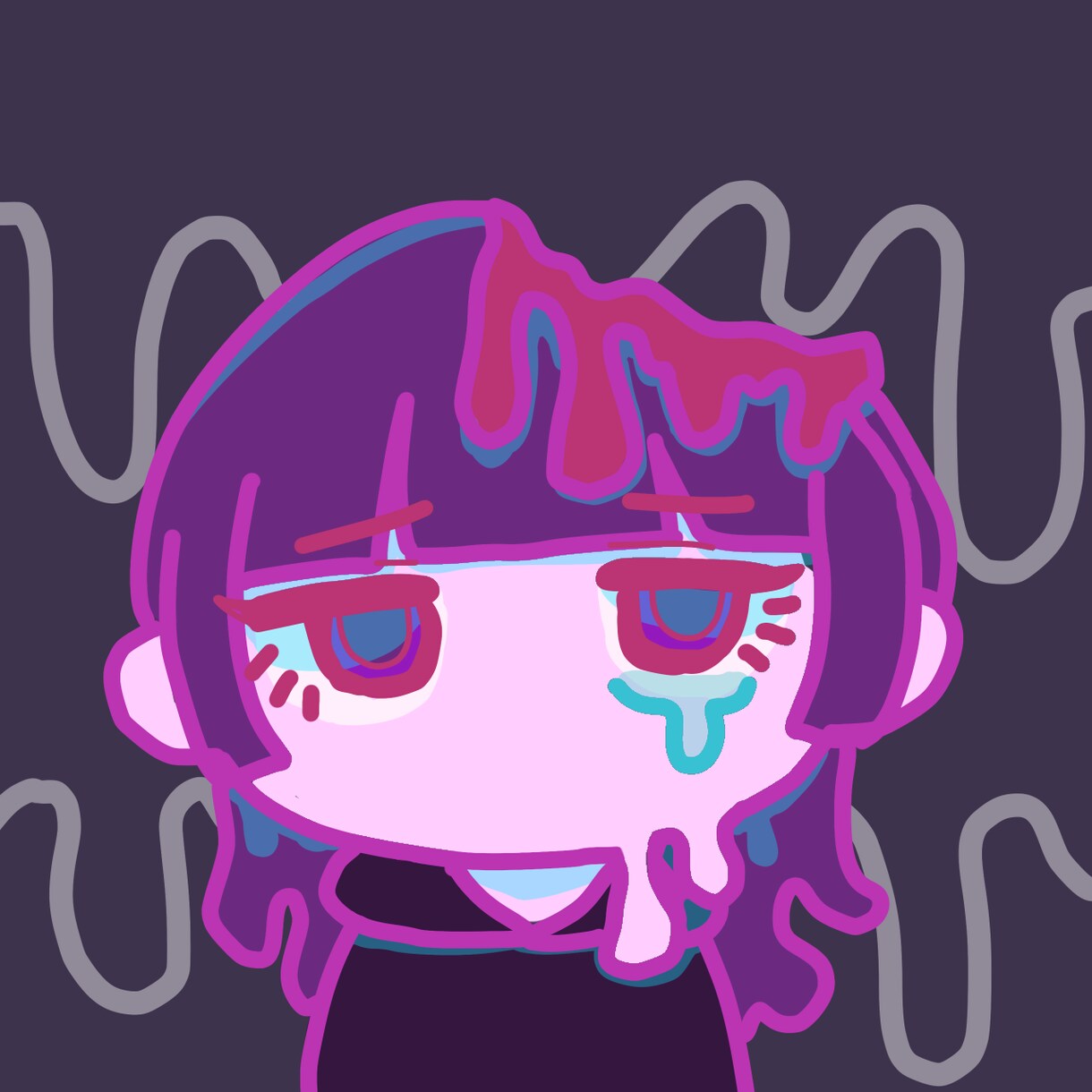 ポップで病みかわなイラスト描きます あなただけの個性をアイコンにしてみせます イメージ7