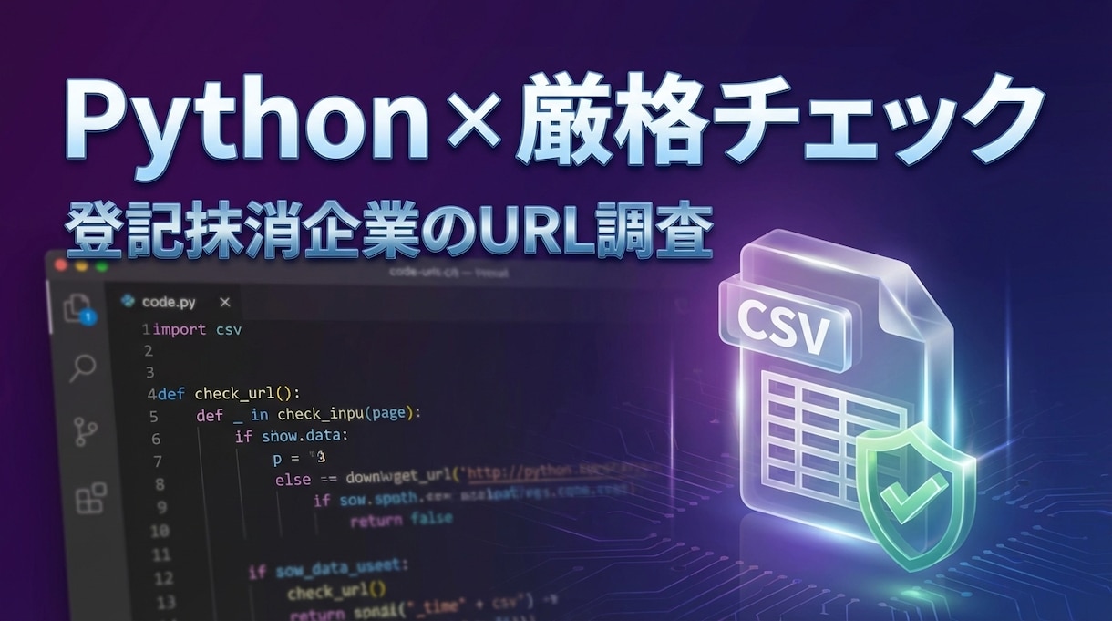 登記抹消・閉鎖企業のリスト作成とURLを特定します 不動産・買取・SEO営業に！独自検索で隠れたHPを発掘 イメージ5
