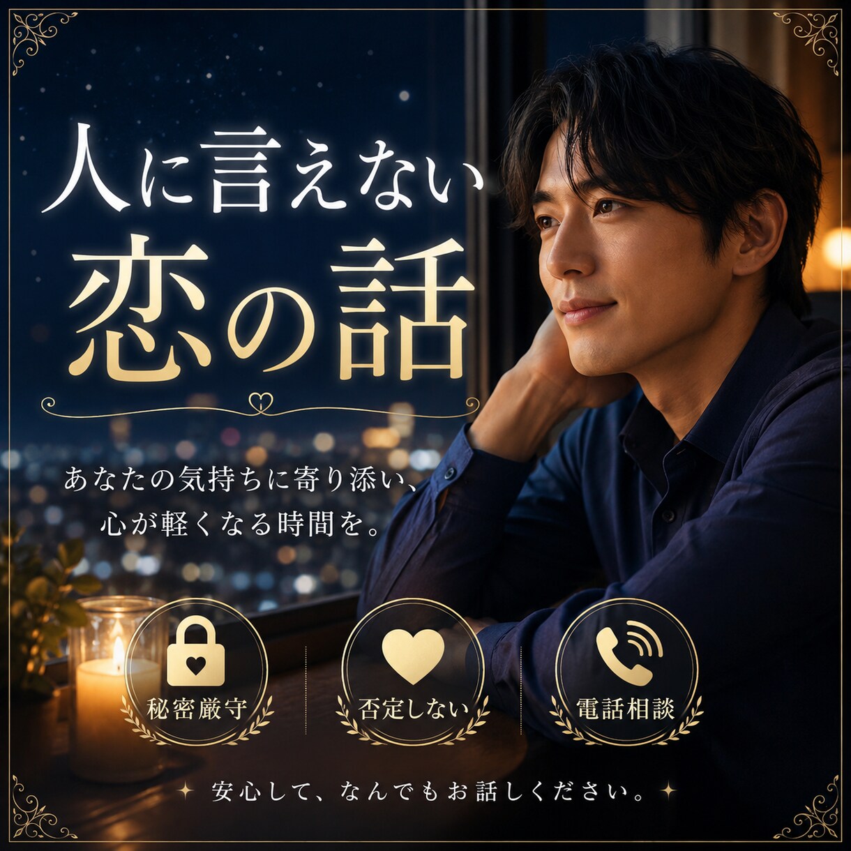 これダメかな…。復縁・複雑な恋の本音をお伺いします 彼の気持ちや今後の動きを男目線で一緒に考えます イメージ4