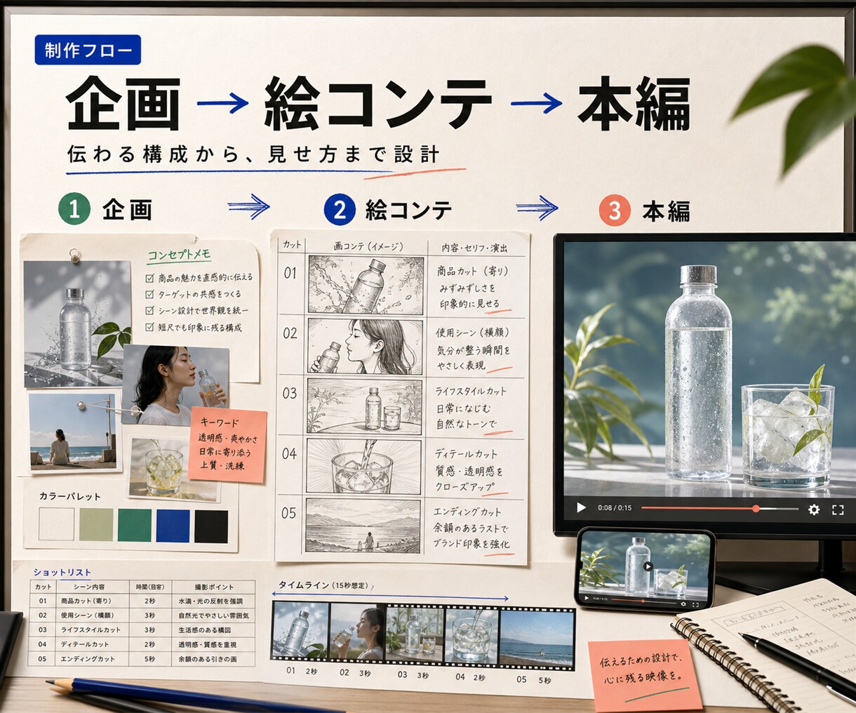 広告・SNS用の動画を高品質に制作します 商品PR・縦型ショート・AI映像対応 イメージ6
