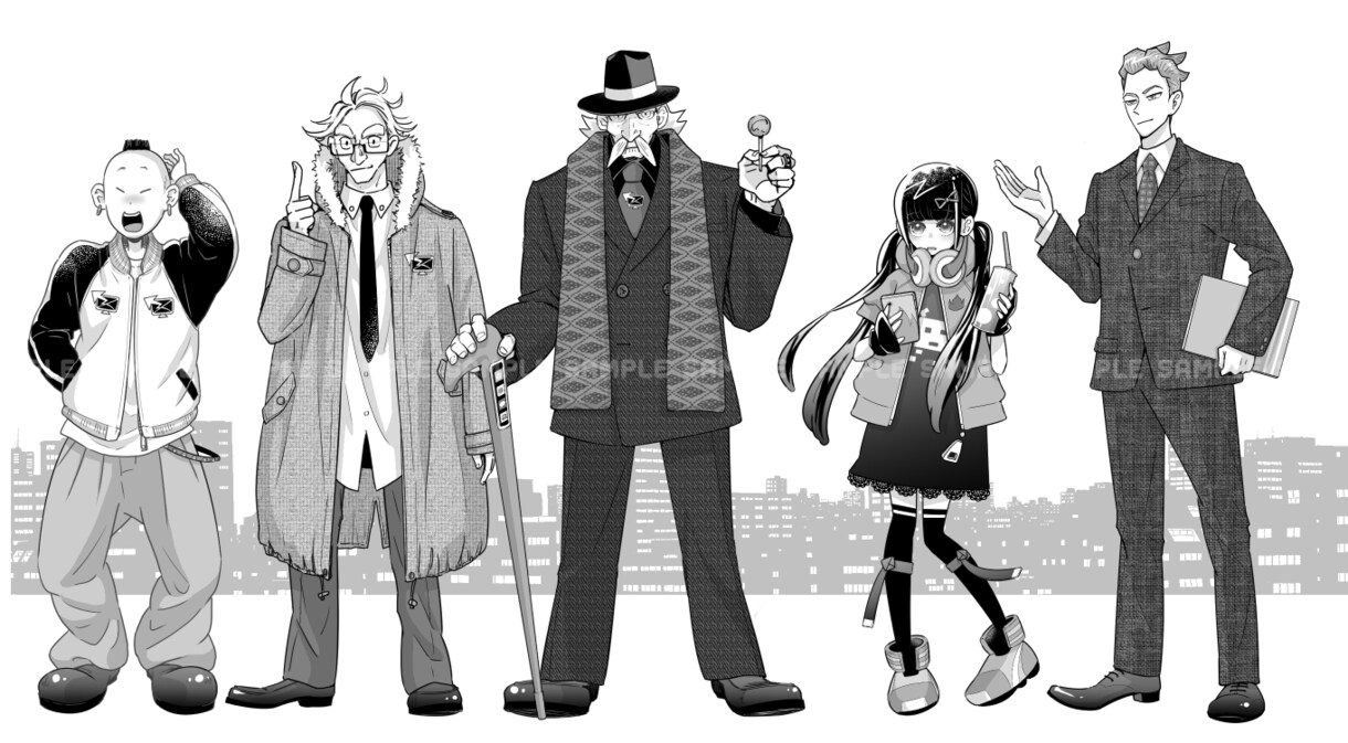 イラスト制作。ご要望に向けた絵柄でご提供いたします キャラクターイラスト、イメージイラスト、キャラクターデザイン イメージ7