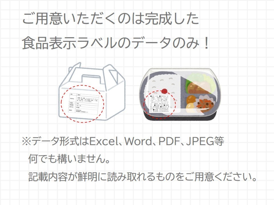 上級食品表示診断士が食品表示をチェックします ご用意いただくのは完成した食品表示のみ！ イメージ7