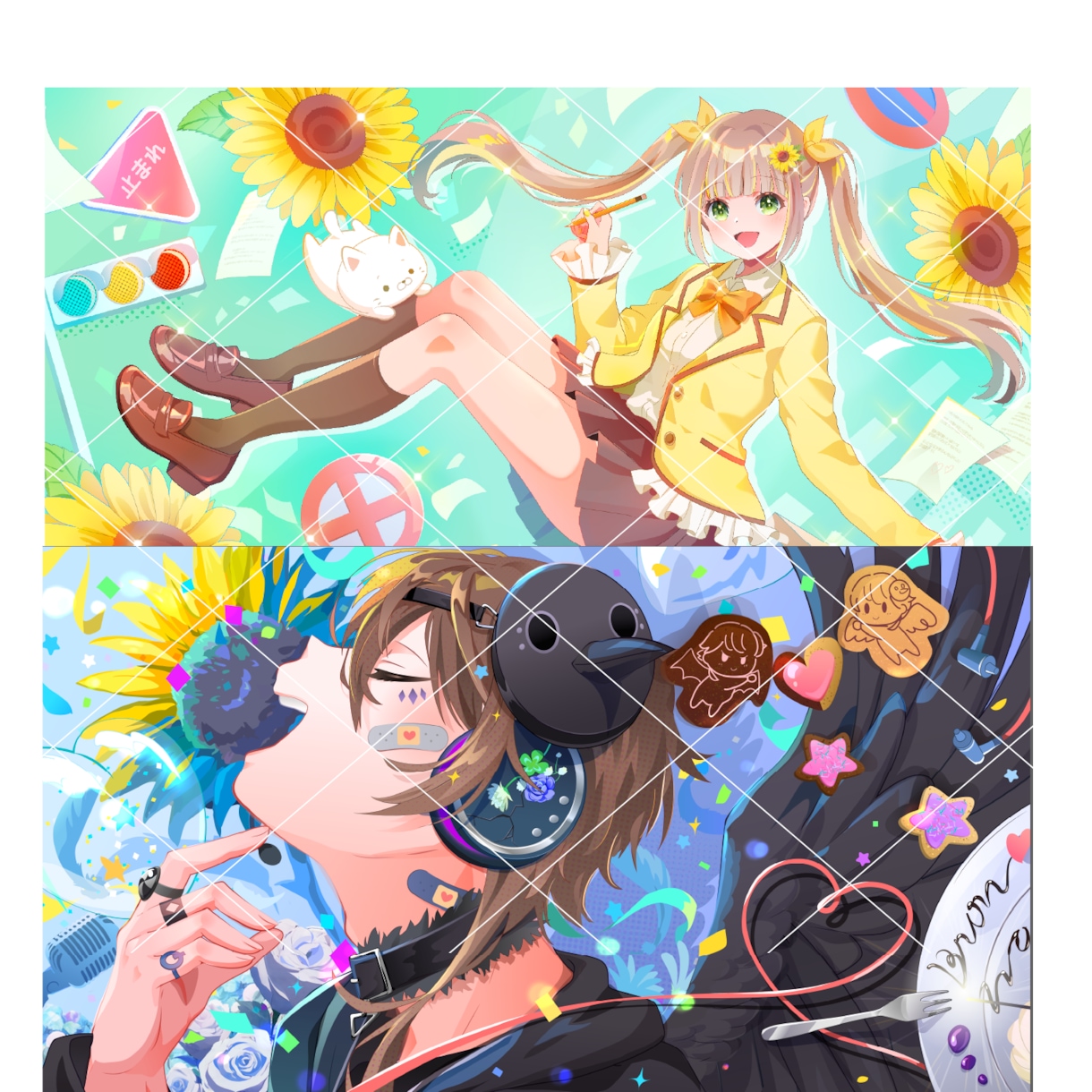 Vチューバー活動に使えるイラスト制作します 現役大手企業デザイナーがプロの一枚をお届けします イメージ6
