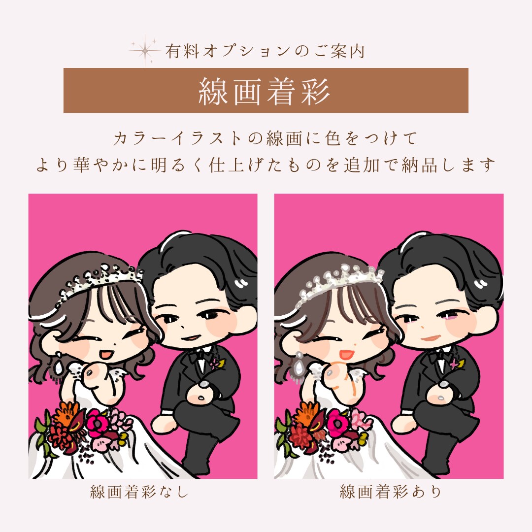 POPで可愛く変身♡デフォルメイラストを描きます 可愛くてポップなミニキャラ風の似顔絵イラストをお描きします イメージ8