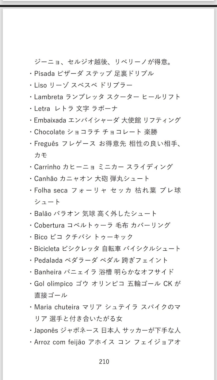 ポルトガル語のサッカー用語データお渡しします 辞書にも載ってない用語含め240ページ! イメージ5