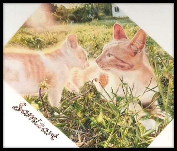 B5サイズ色鉛筆画を制作いたします 写真とはまた違った温かみのある作品を制作いたします。 イメージ5
