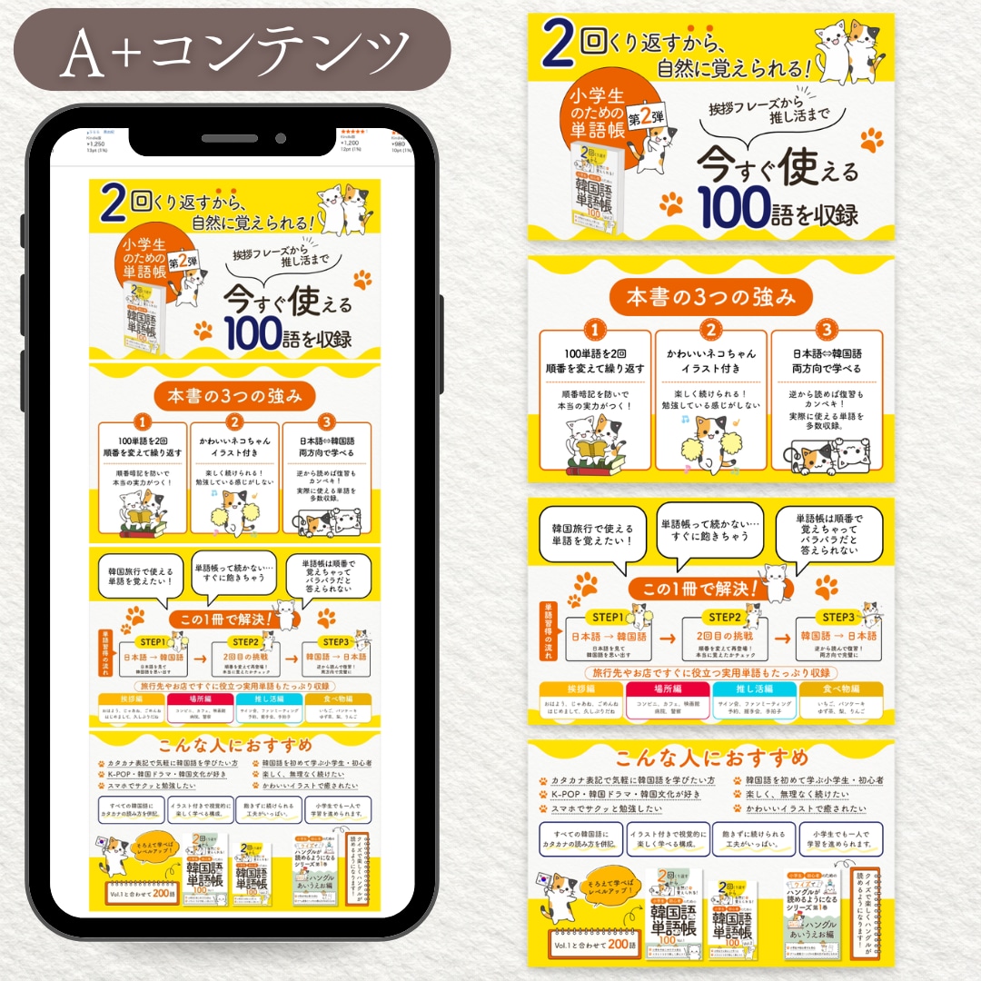 Kindle　A＋（Aプラス）コンテンツ作成します Kindle商品紹介コンテンツであなたの本をアピールできます イメージ3