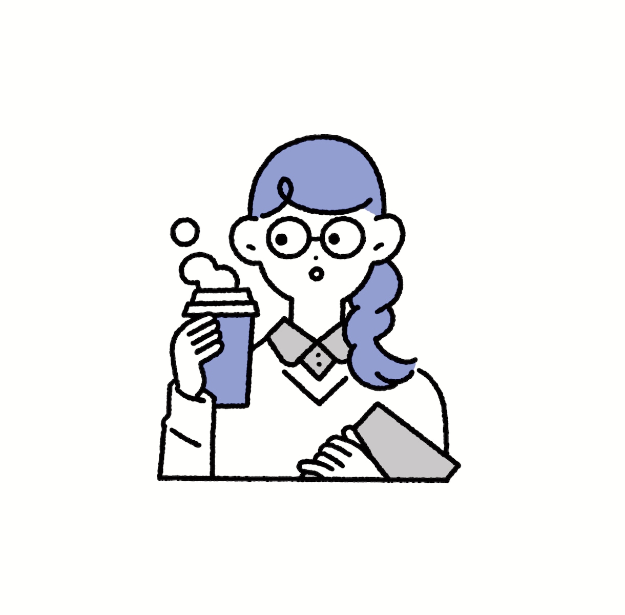 シンプルでかわいい線画イラスト作成します SNSやLINEなどのプロフィール画像に！フラットイラスト イメージ8