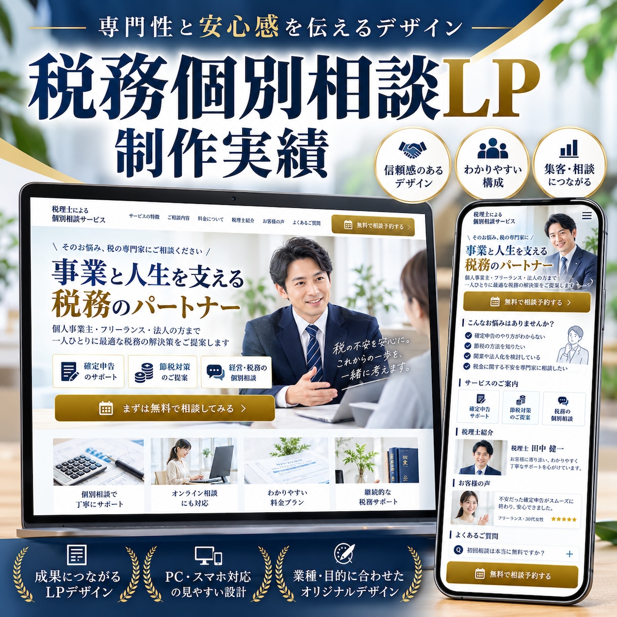 画像・カンプから2日以内にLPをコーディングします Canva・画像OK｜編集しやすいHTMLで納品 イメージ5