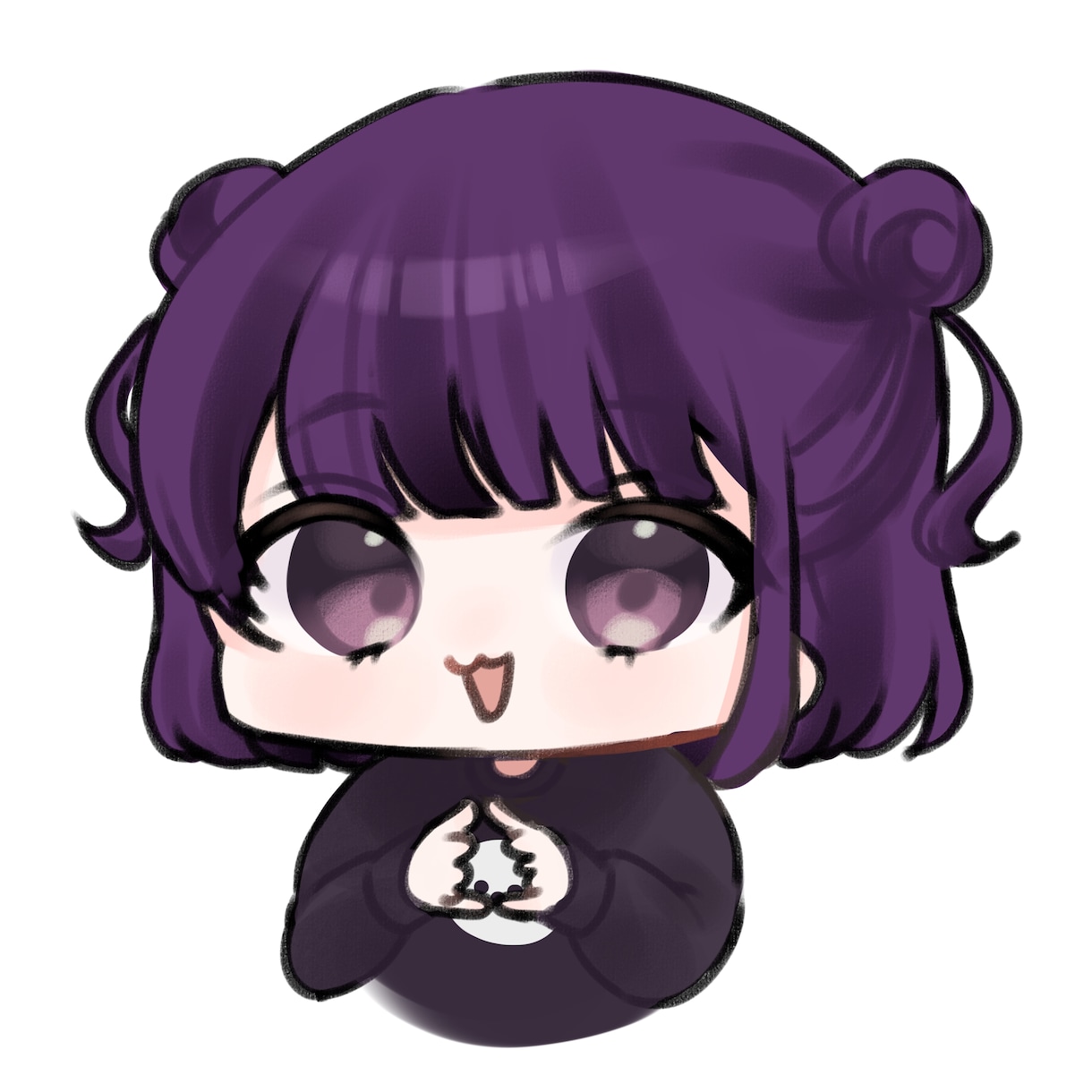 ふわふわなかわいいアイコンお描きします 柔らかなタッチのSNS用アイコン イメージ2