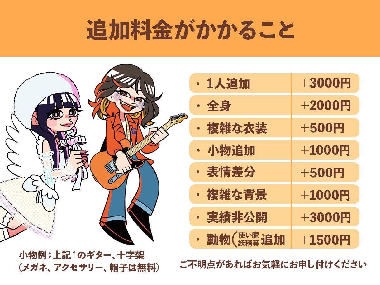 短期納品！ポップで可愛いデフォルメイラスト描きます 商用OK！アイコン、ブログ運用、グッズ等に使えます イメージ4