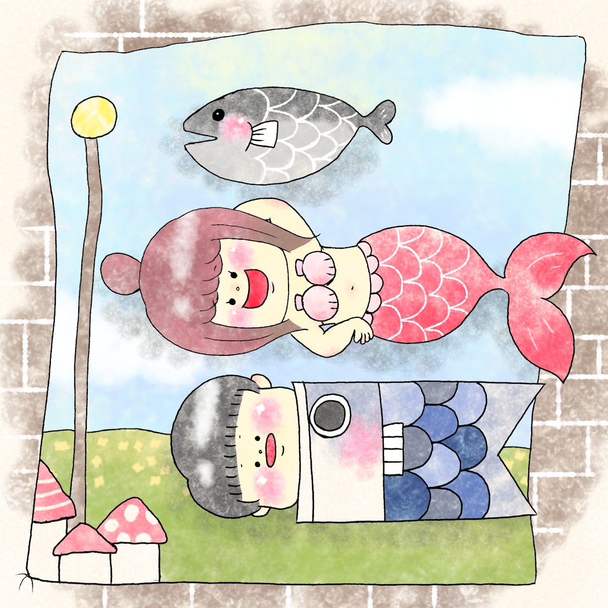 アイコンや壁紙、素敵に仕上げます 優しいタッチの絵柄でiPhoneやパソコンの壁紙を描きます！ イメージ2