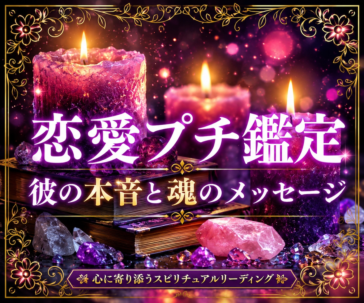 鑑定メッセージで相手の気持ちと二人の今後を伝えます 最短30分♡スピード鑑定♡今すぐ聞きたいことだけサクッと占う イメージ1
