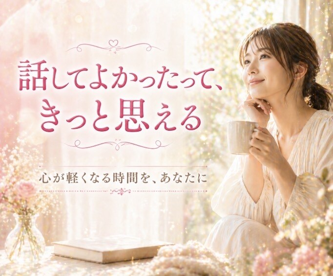 もう無理!その気持ち今すぐ優しく受け止めます ✤ 心が軽くなるまであなたの想いをそっと受け止めます ✤ イメージ5