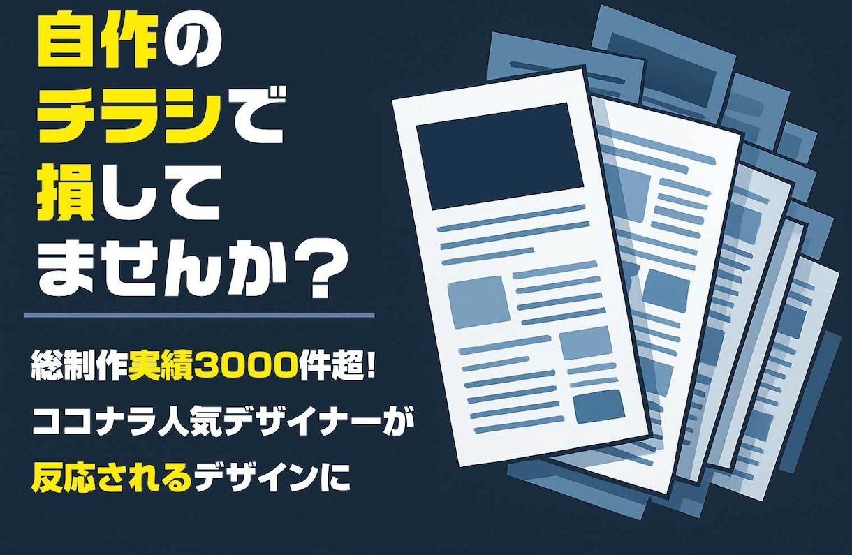 集客に効く！【プロ品質】伝わるチラシを制作します ターゲットに届く！デザインと訴求力を兼ね備えたチラシ制作！ イメージ1