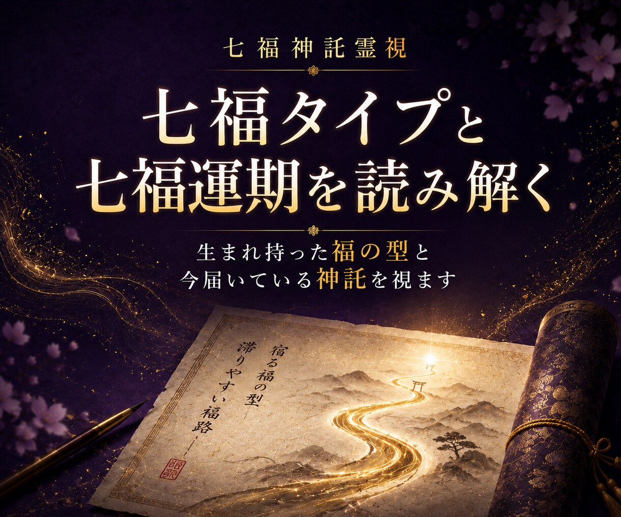 七福神託霊視で悩みの原因を福路から読み解きます 苦しい悩みを抱えてる方へ|七福神からの神託をお伝えします イメージ3