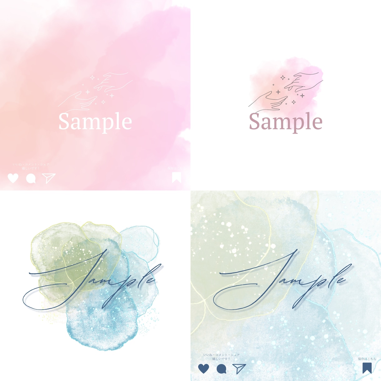 SNSロゴと投稿用画像作成します 可愛い！動く！オリジナルロゴデザイン イメージ4